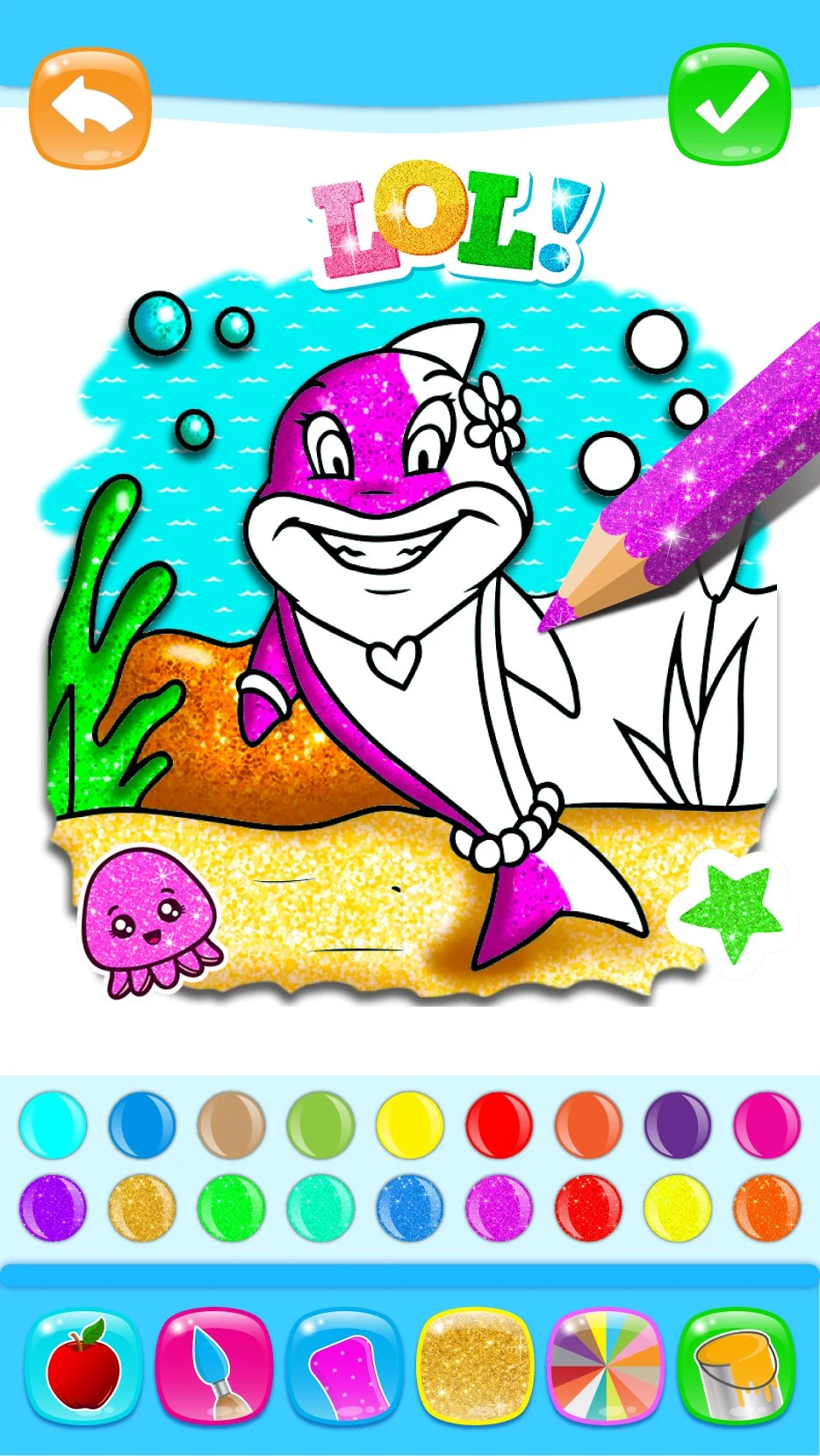 Baby Shark Coloring screenshot