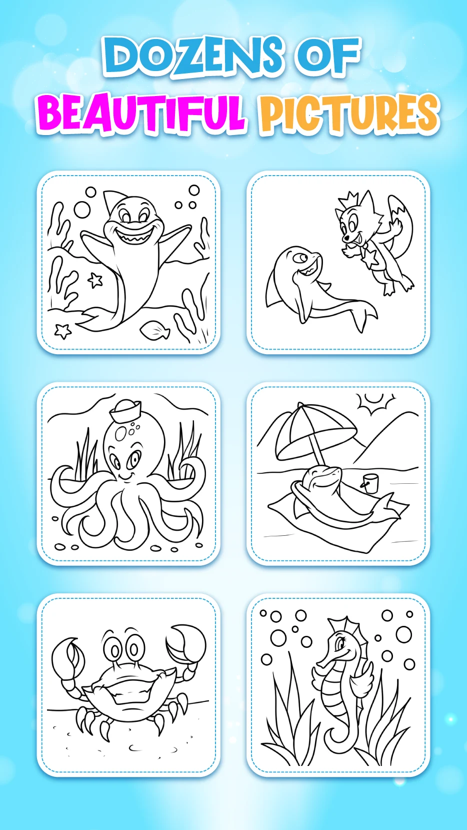 Baby Shark Coloring and Drawin screenshot