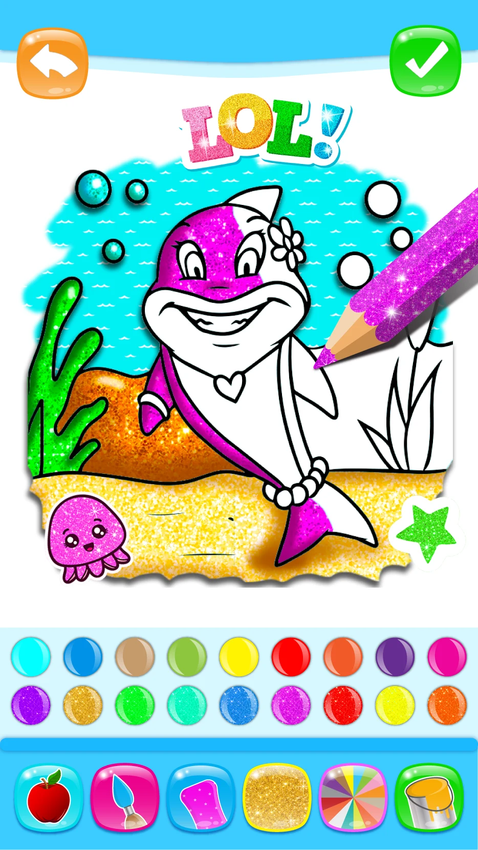 Baby Shark Coloring and Drawin screenshot